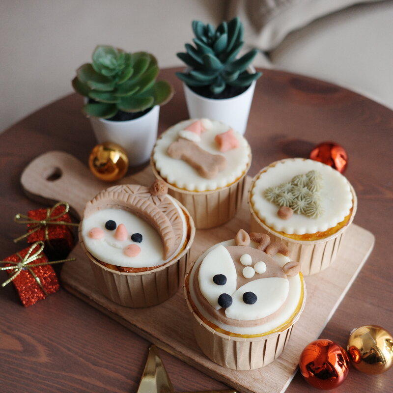 Christmas Edition Pet Cupcakes
